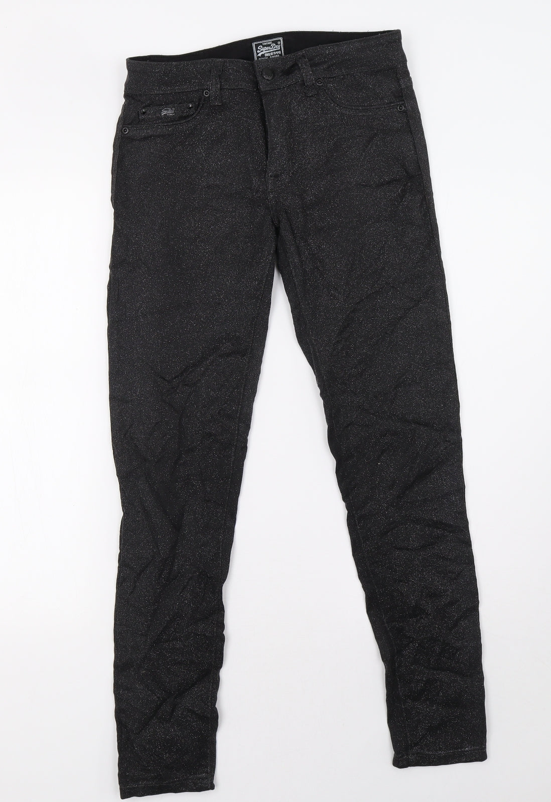 Superdry Womens Black   Skinny Jeans Size 28 L30 in