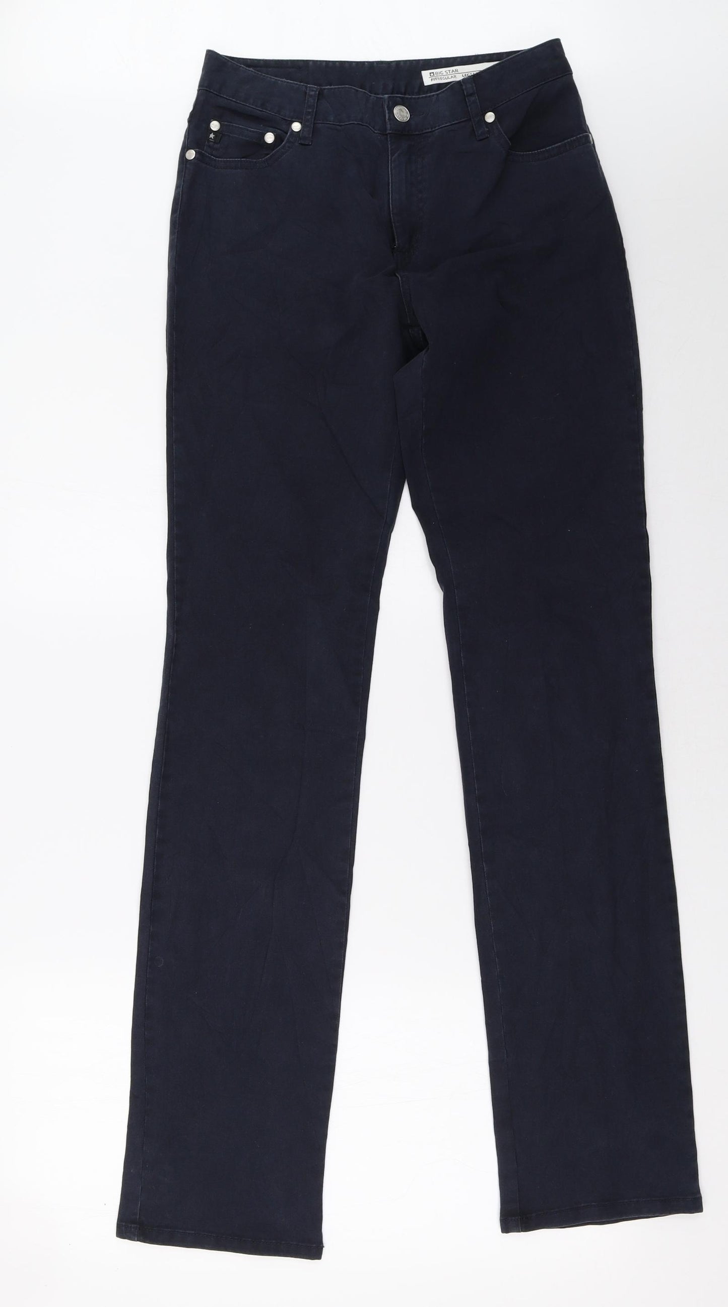 BIG STAR Womens Blue   Trousers  Size 27 L34 in