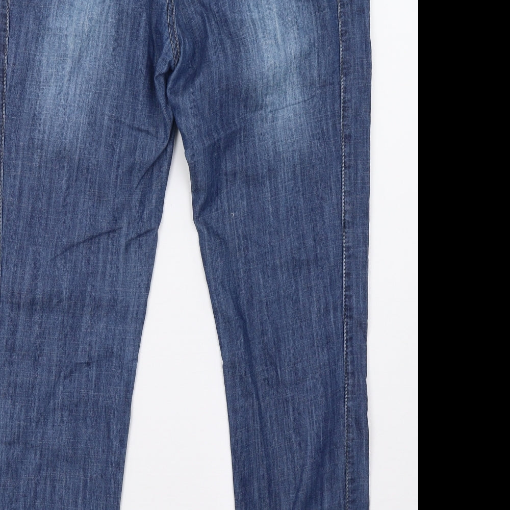 Clockhouse Womens Blue   Straight Jeans Size 12 L30 in