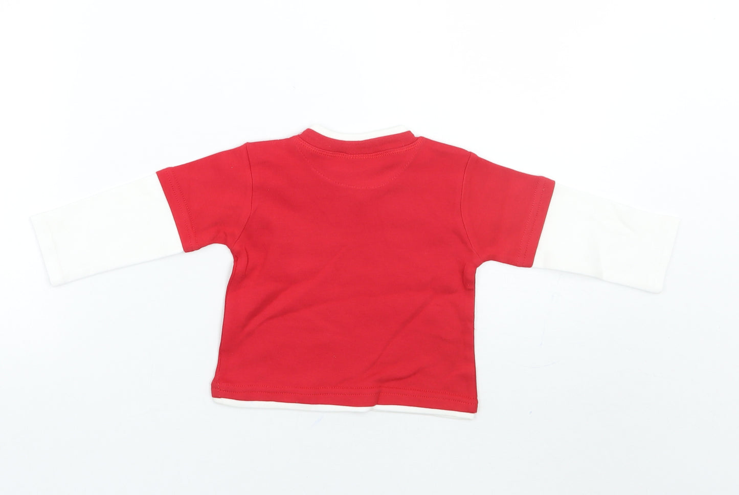 BabyBugz Boys Red   Basic T-Shirt Size 12-18 Months