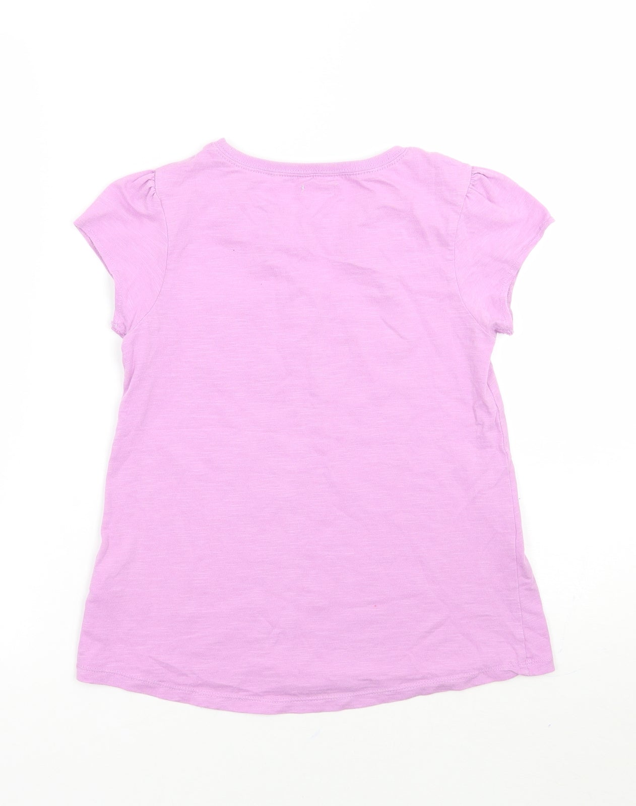 NEXT Girls Purple Floral  Basic T-Shirt Size 9 Years