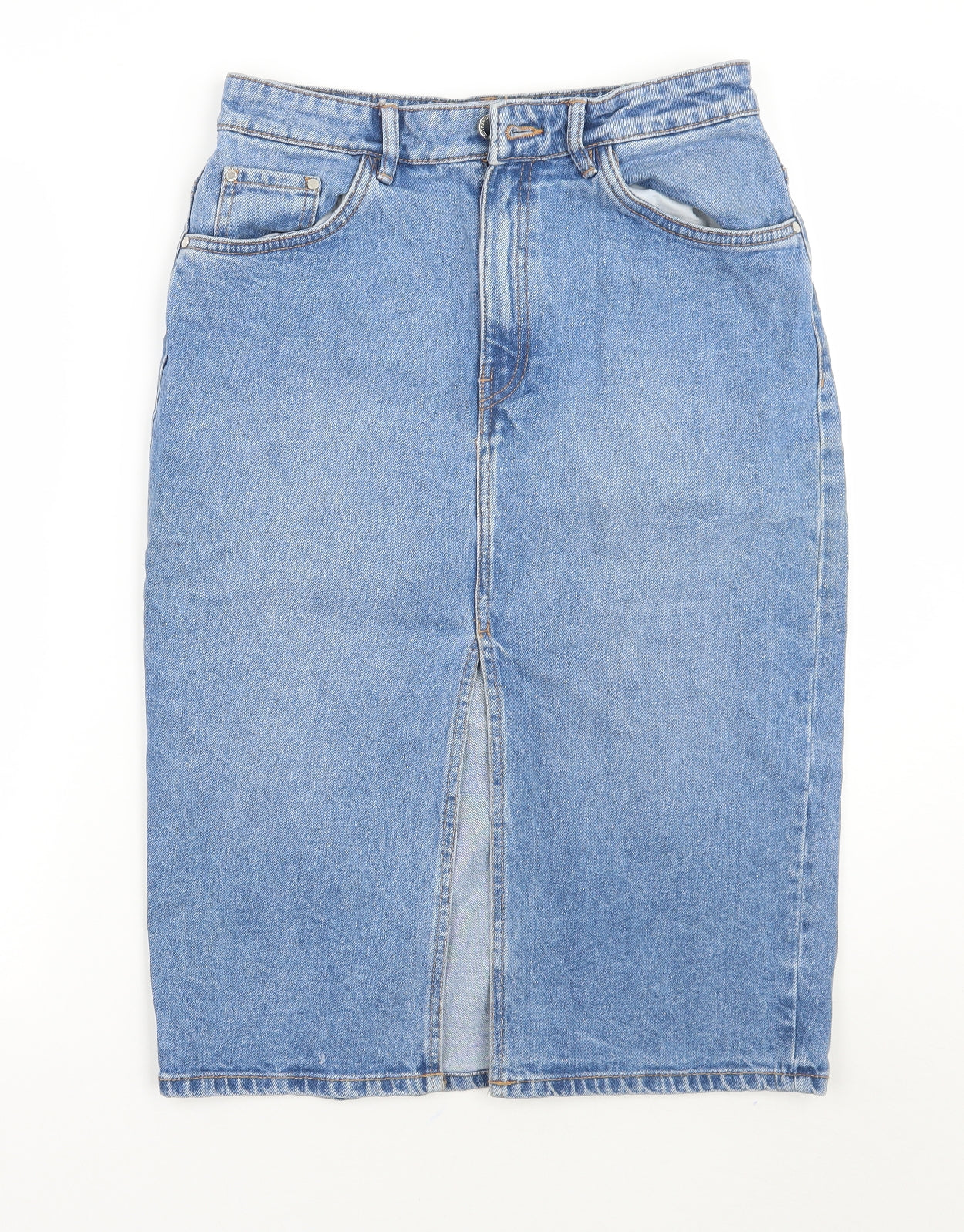 TRF Womens Blue   A-Line Skirt Size M