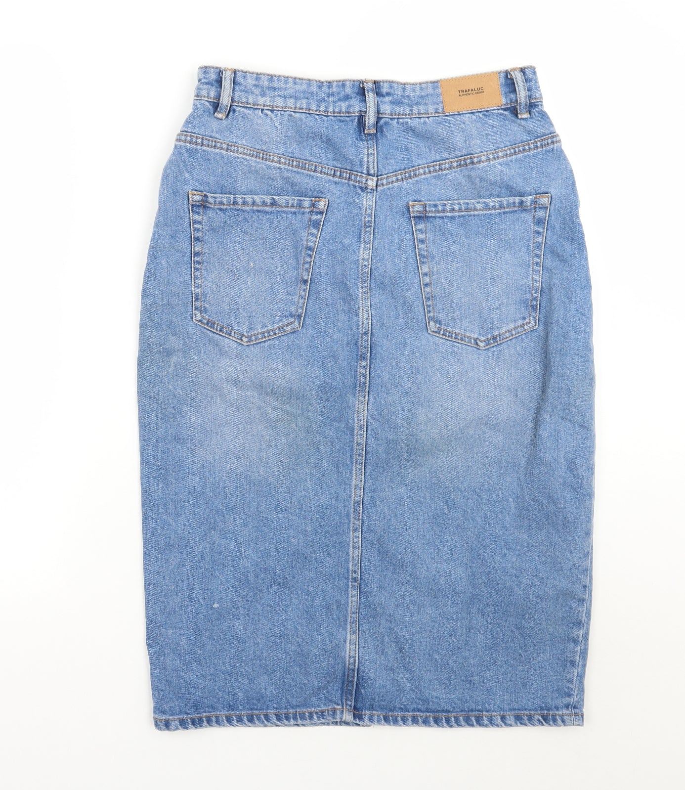 TRF Womens Blue   A-Line Skirt Size M