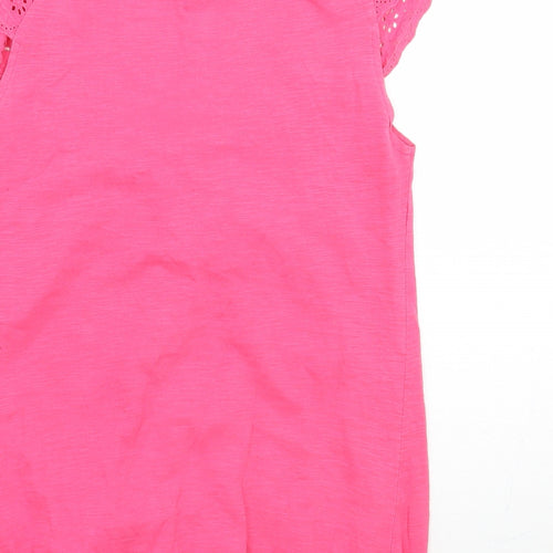 Newlook Womens Pink   Basic T-Shirt Size 8