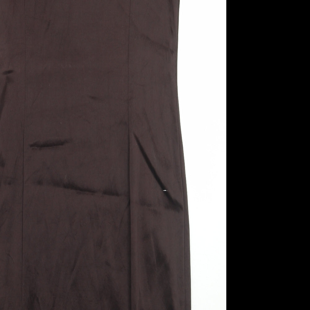 Newlook Womens Brown Floral  A-Line  Size 14