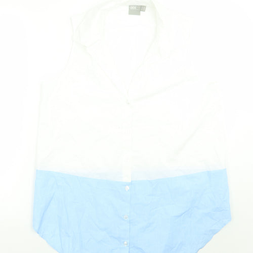 ASOS Womens White   Basic Button-Up Size 10