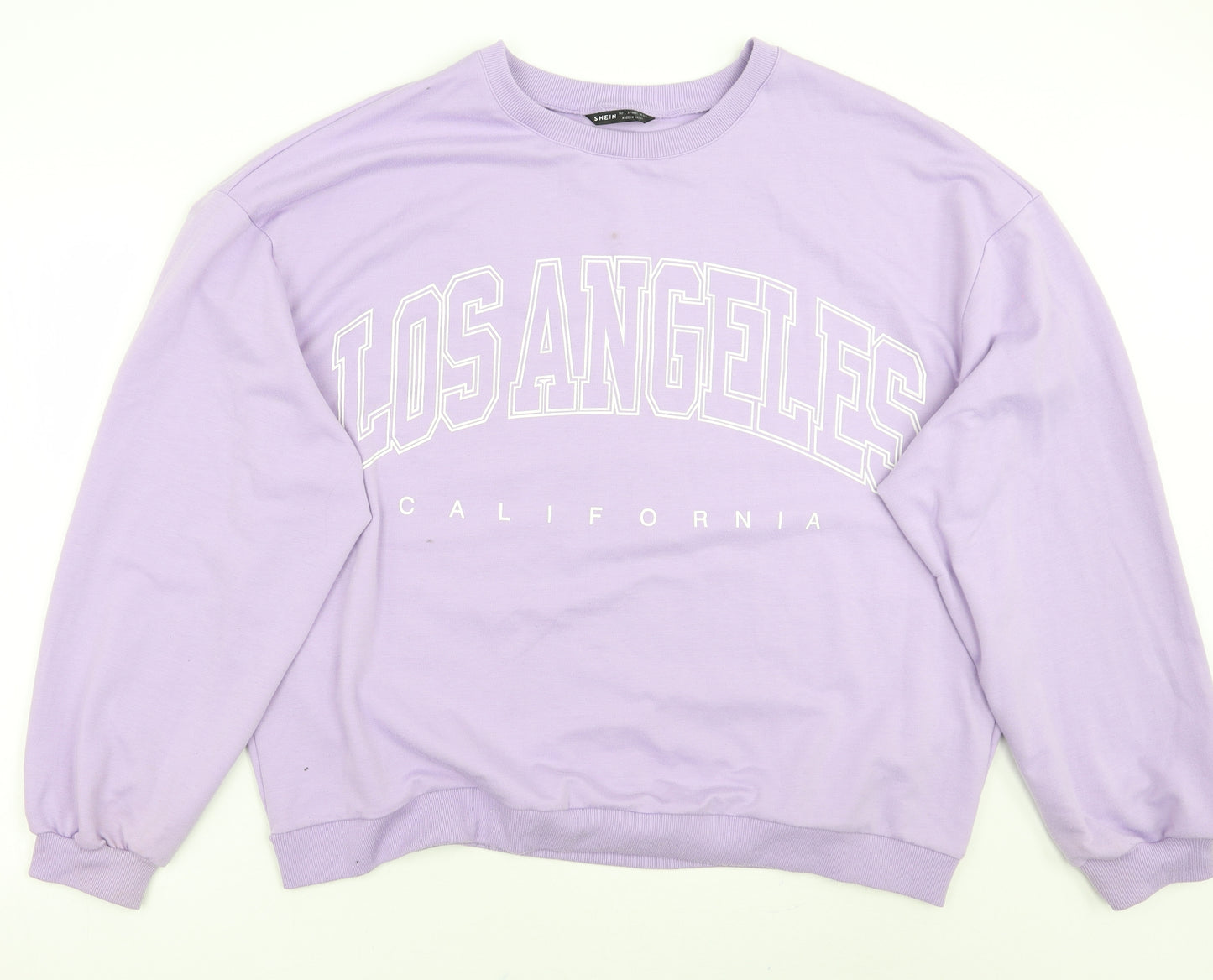 SheIn Womens Purple   Pullover Jumper Size L