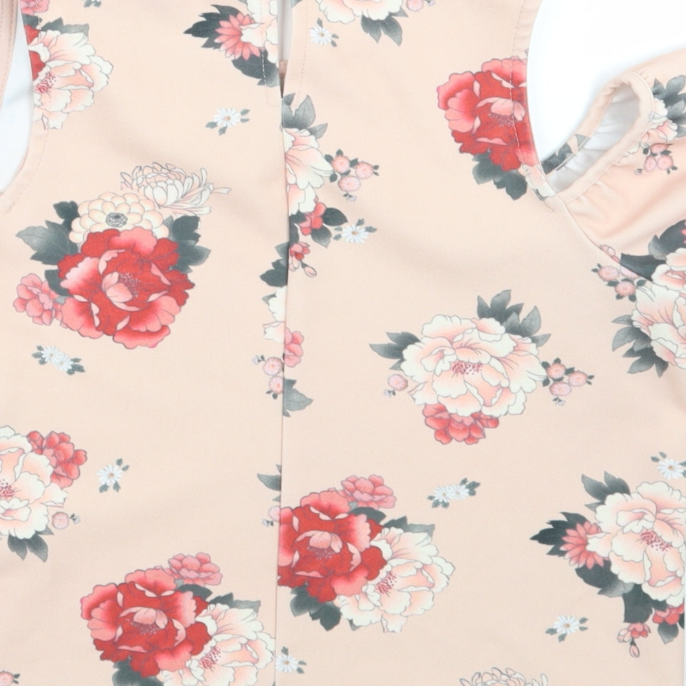 Newlook Girls Pink Floral  Basic Blouse Size 14 Years