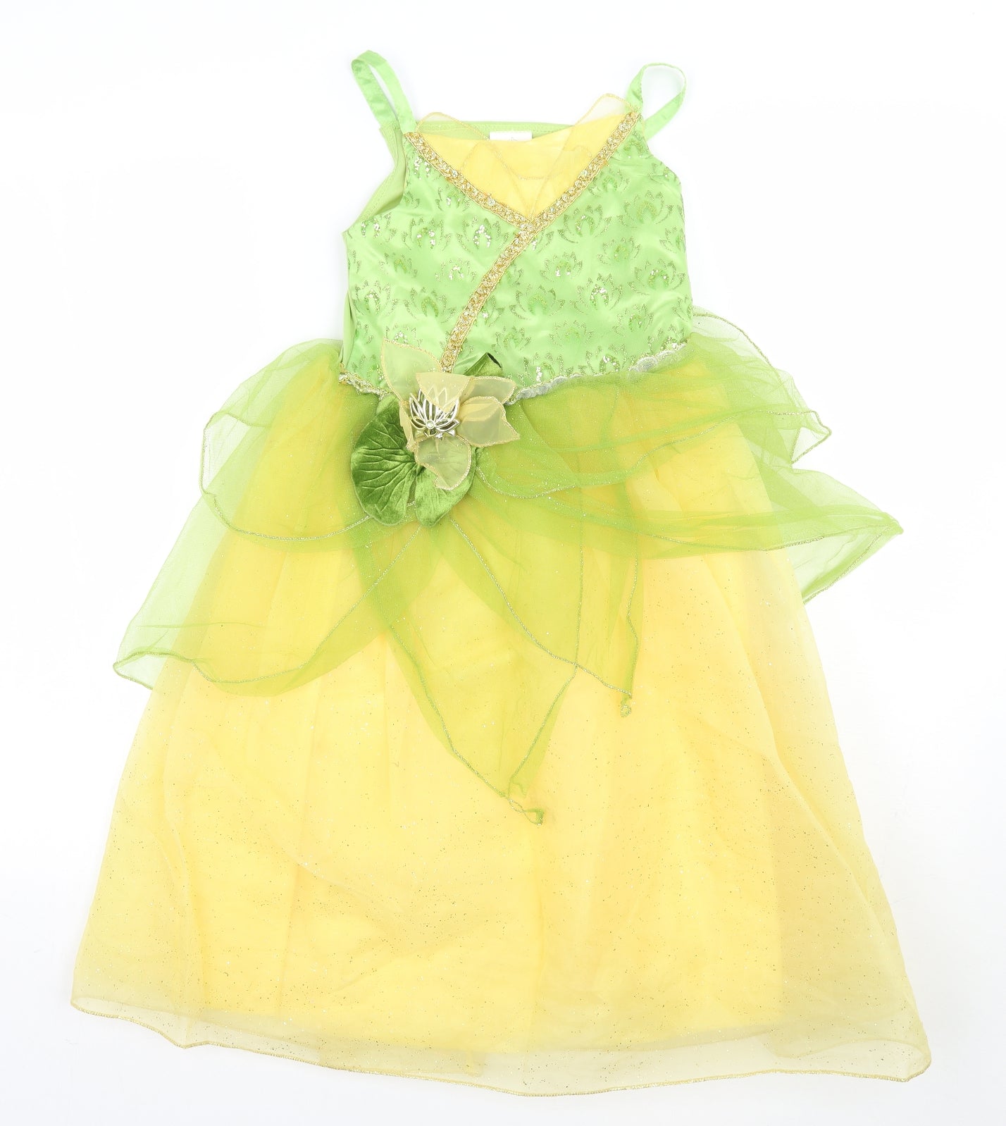 Disney Girls Yellow   A-Line  Size 5-6 Years  - Tinkerbell