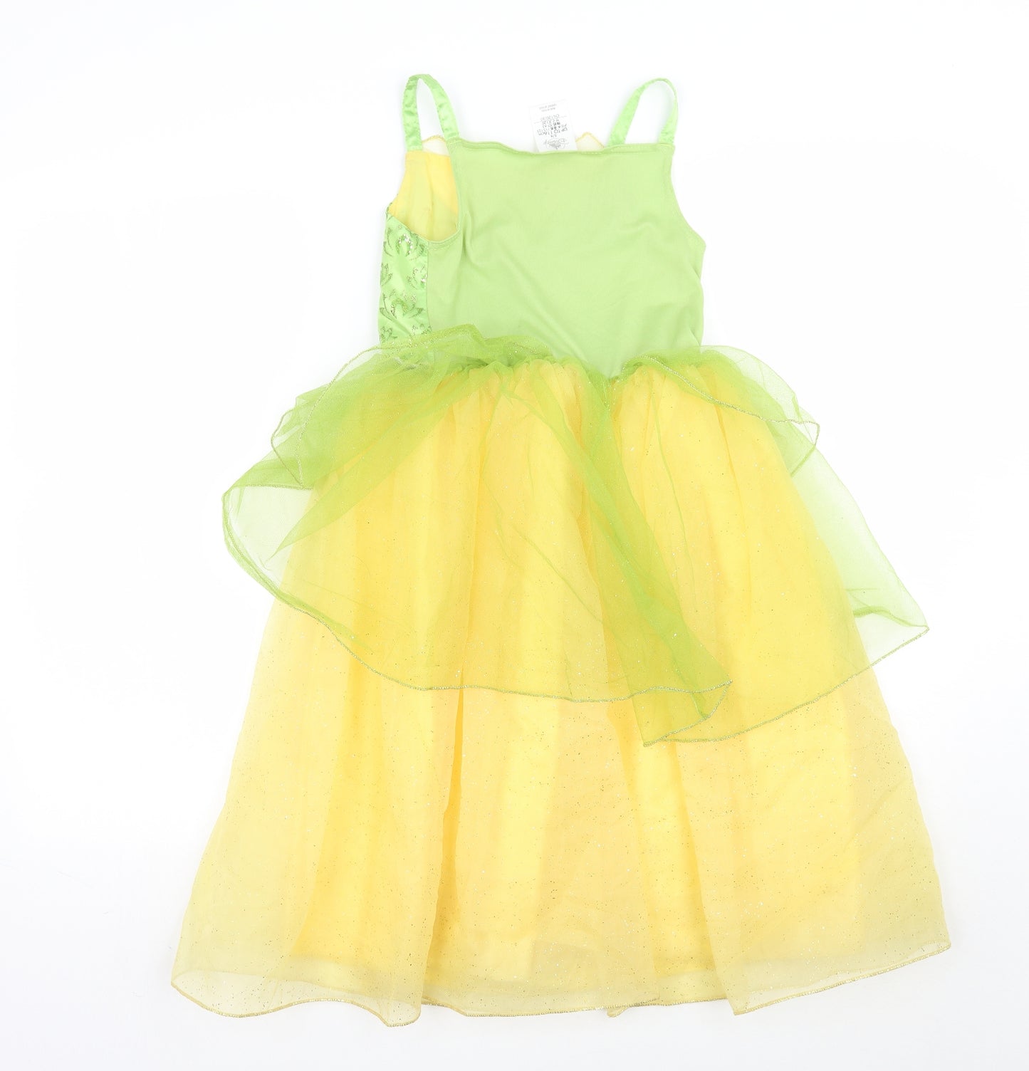 Disney Girls Yellow   A-Line  Size 5-6 Years  - Tinkerbell