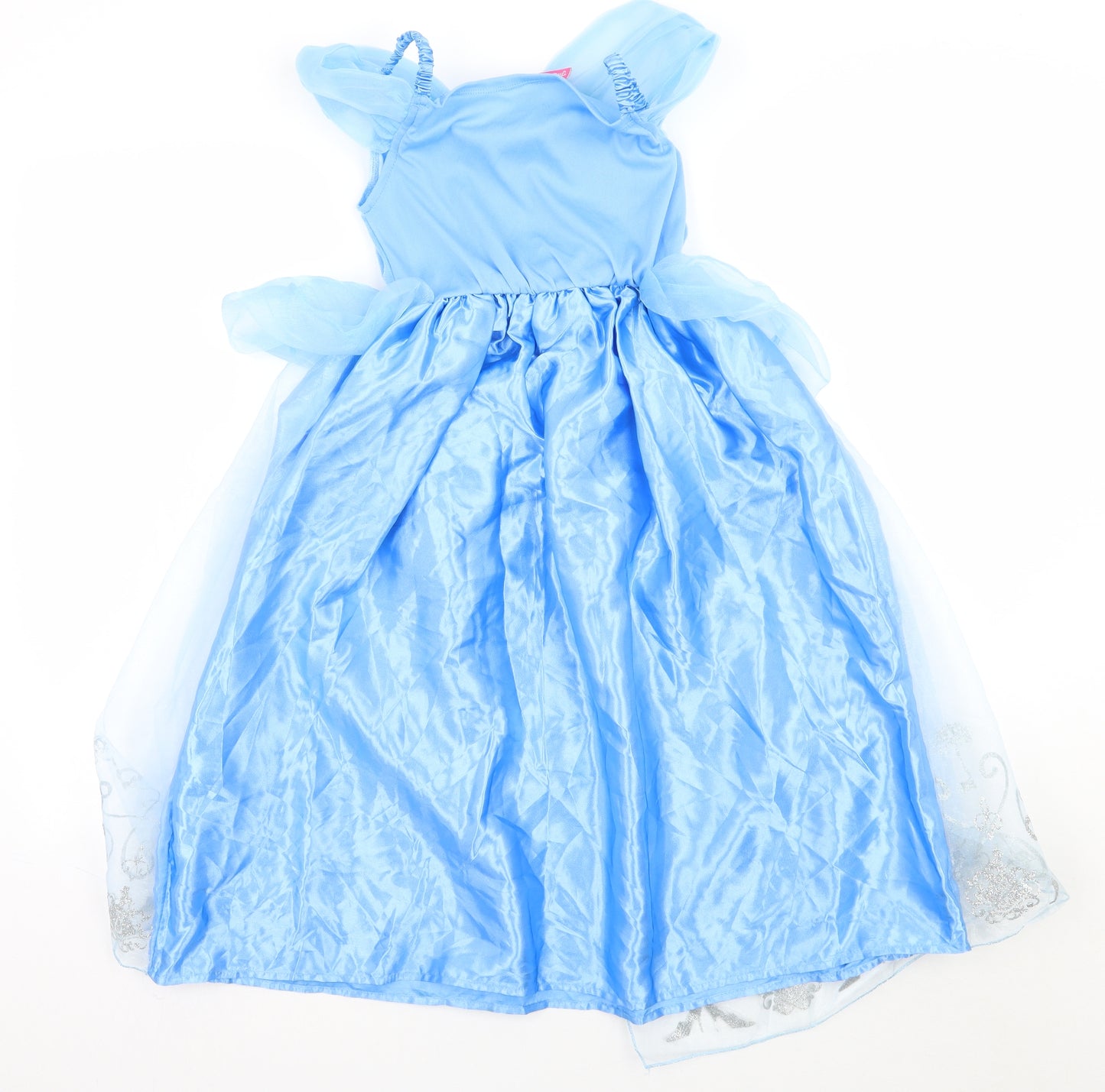 Disney Girls Blue   Ball Gown  Size 5-6 Years  - Cinderella