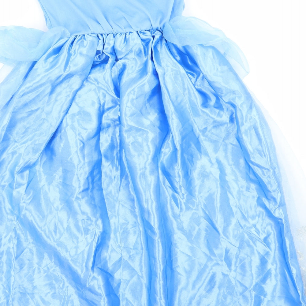 Disney Girls Blue   Ball Gown  Size 5-6 Years  - Cinderella