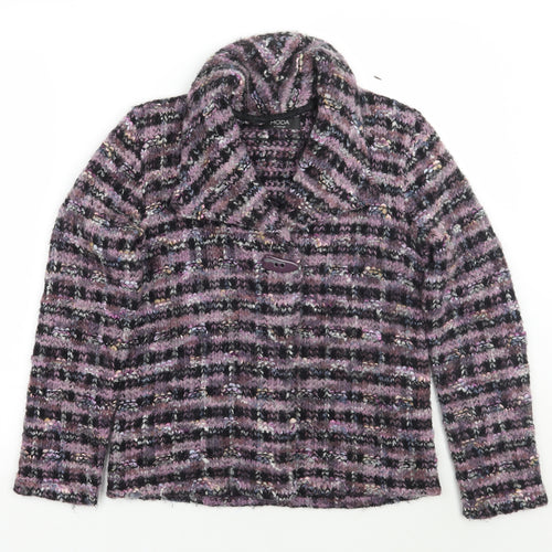 George Womens Purple   Jacket Coatigan Size 10