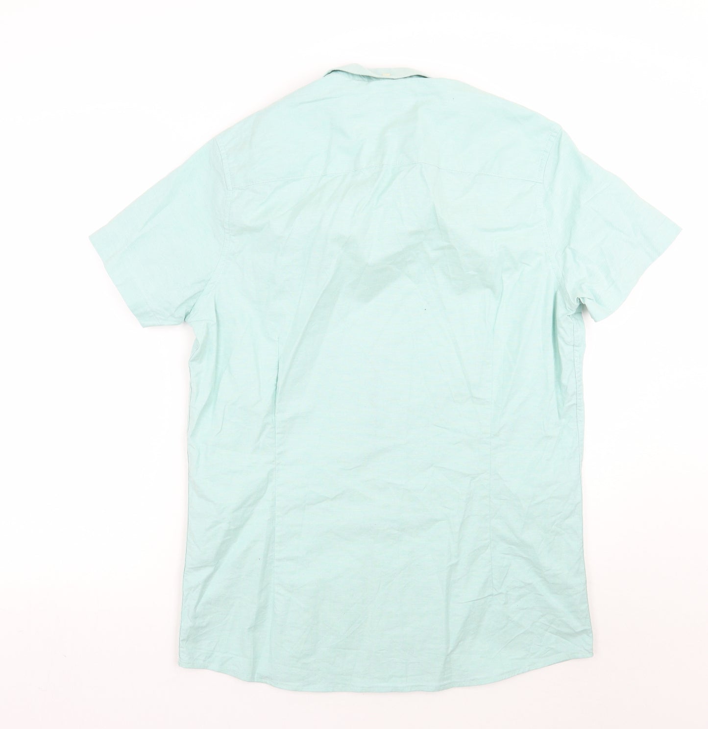 NEXT Mens Green    Button-Up Size M