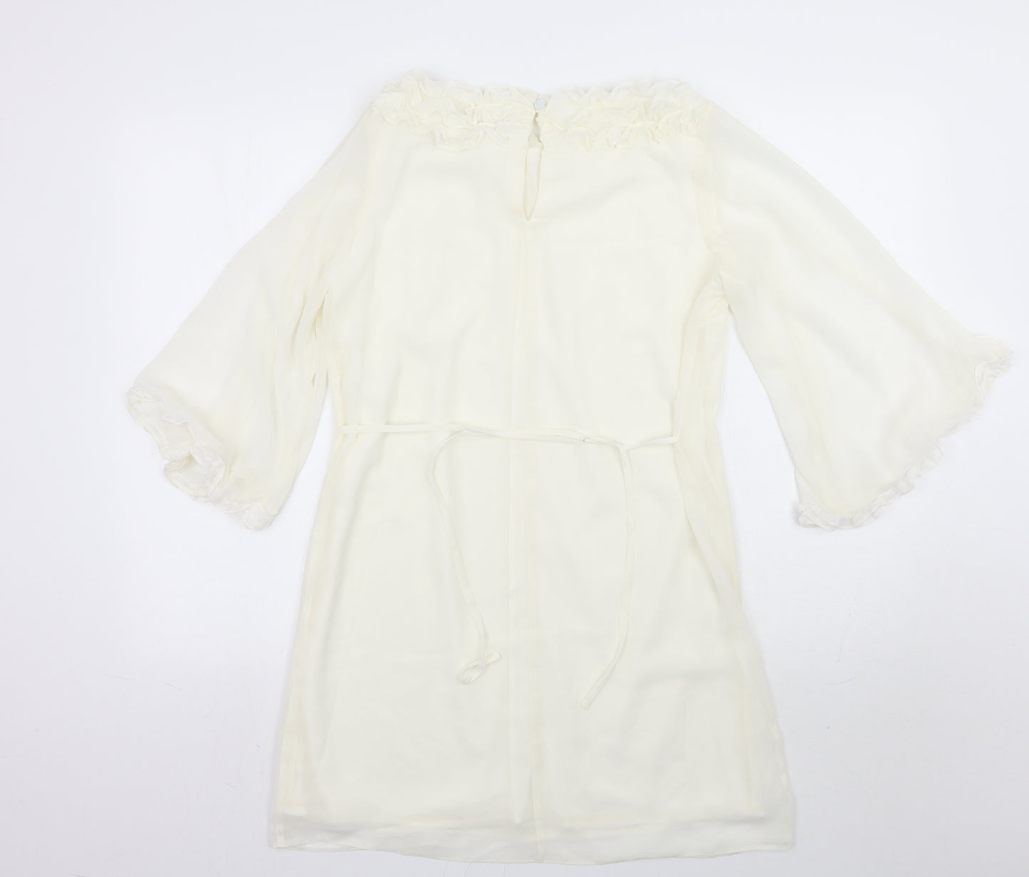 A wear Womens White   Basic Blouse Size 10
