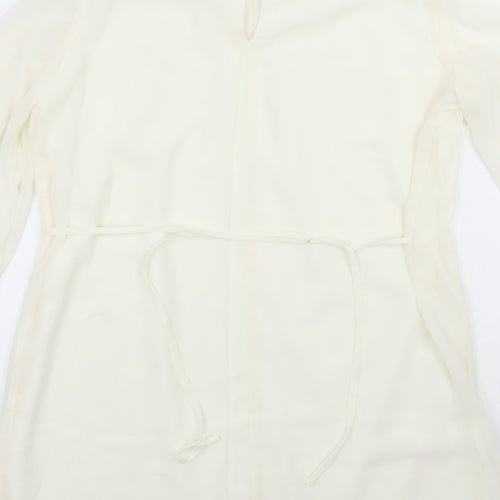 A wear Womens White   Basic Blouse Size 10