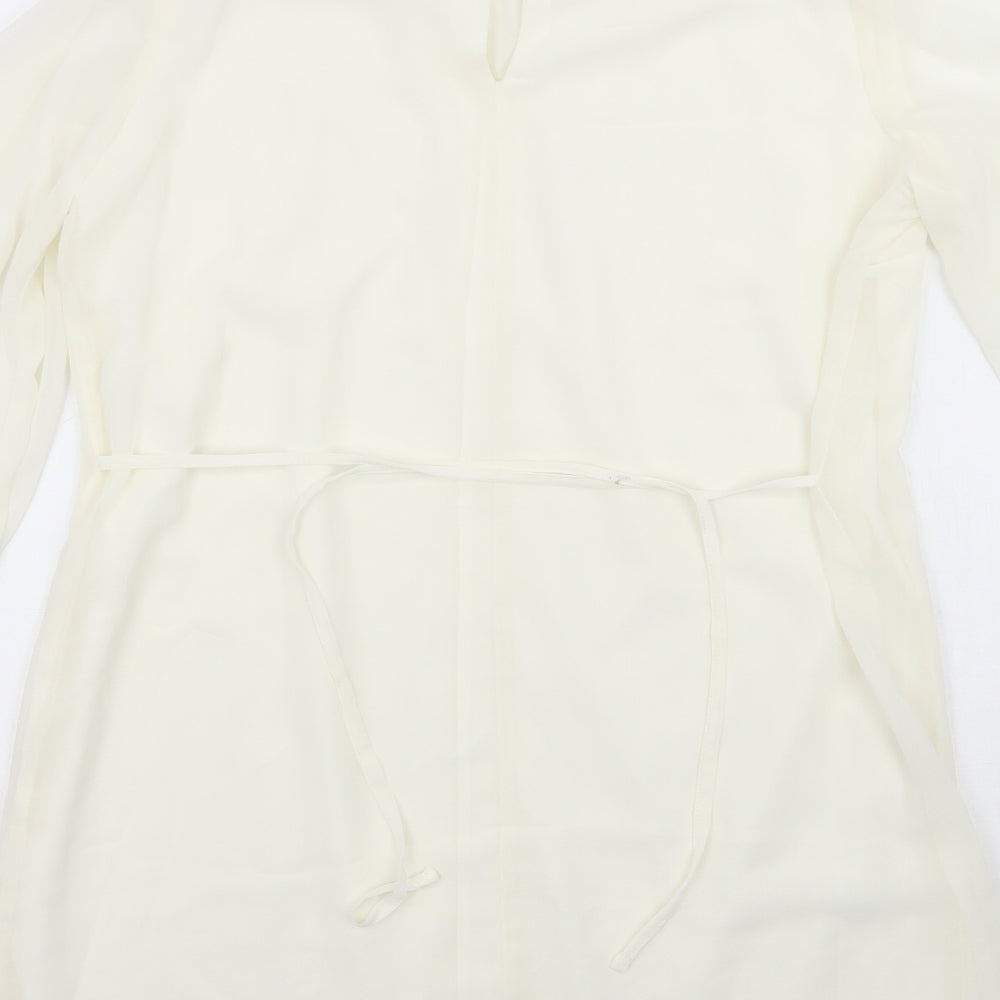 A wear Womens White   Basic Blouse Size 10