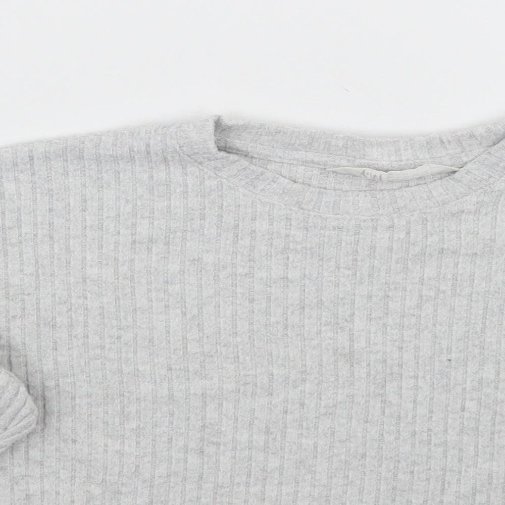 H&M Girls Grey   Pullover Jumper Size 13 Years