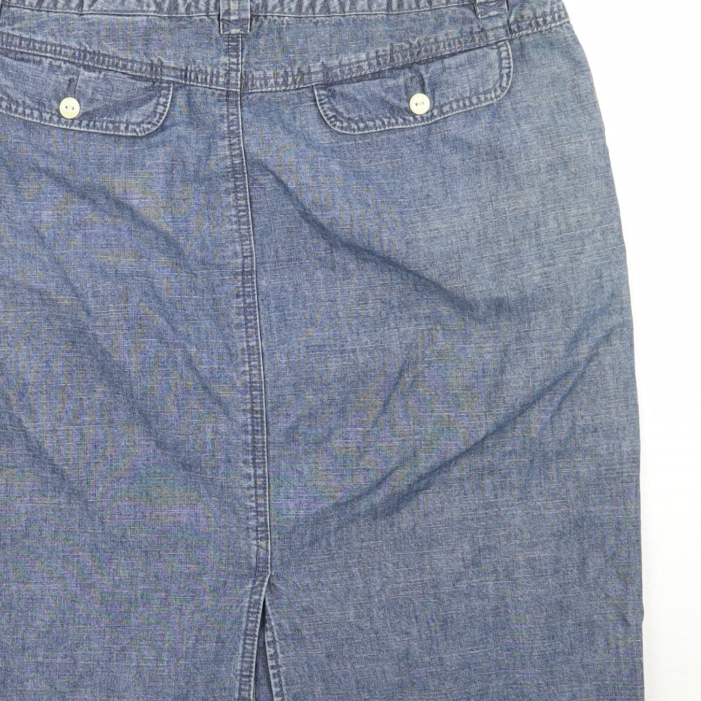NEXT Womens Blue   A-Line Skirt Size 14