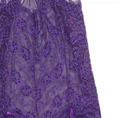 Preworn Womens Purple   Babydoll Gown Size XL