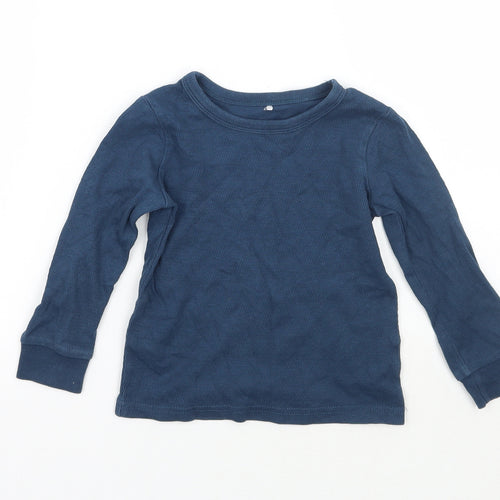 George Girls Blue   Basic T-Shirt Size 2-3 Years