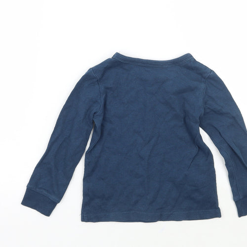 George Girls Blue   Basic T-Shirt Size 2-3 Years
