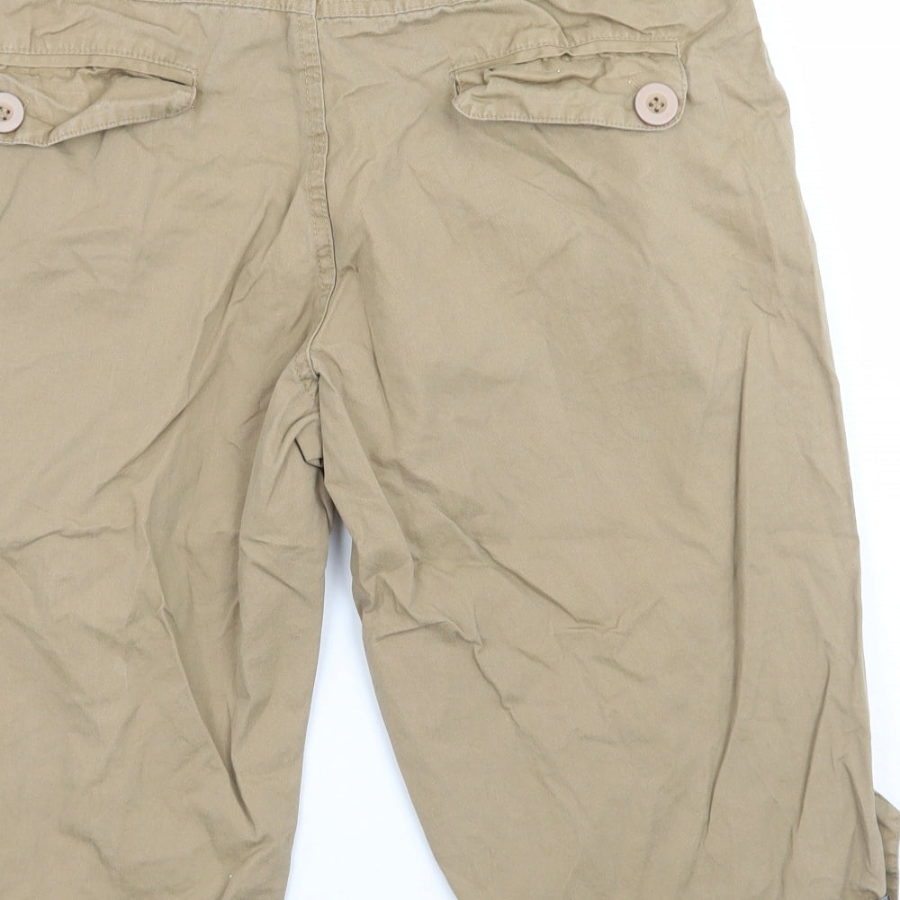 Amurs & superb Mens Beige   Cargo Shorts Size 32