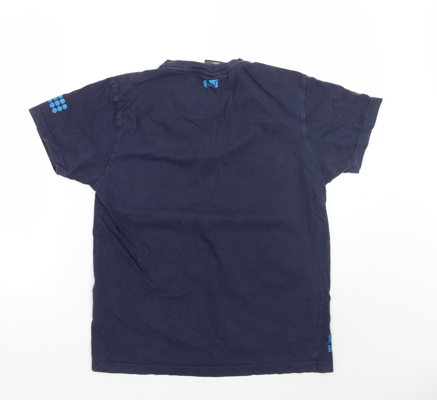 Drunknmunky Mens Blue    T-Shirt Size S