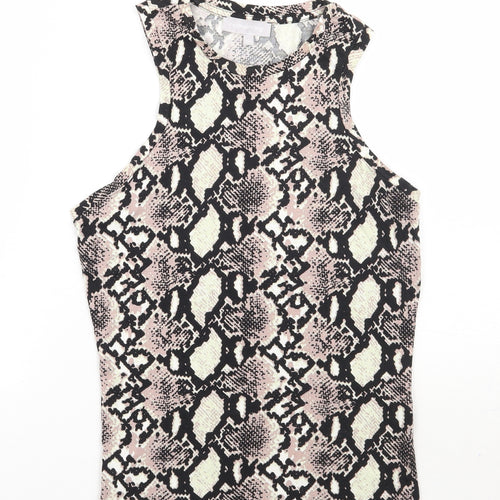 Red Herring Womens Beige Animal Print  Basic Tank Size 10