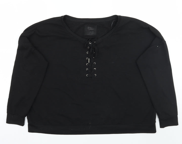 Love to lounge Womens Black   Pullover Jumper Size 14