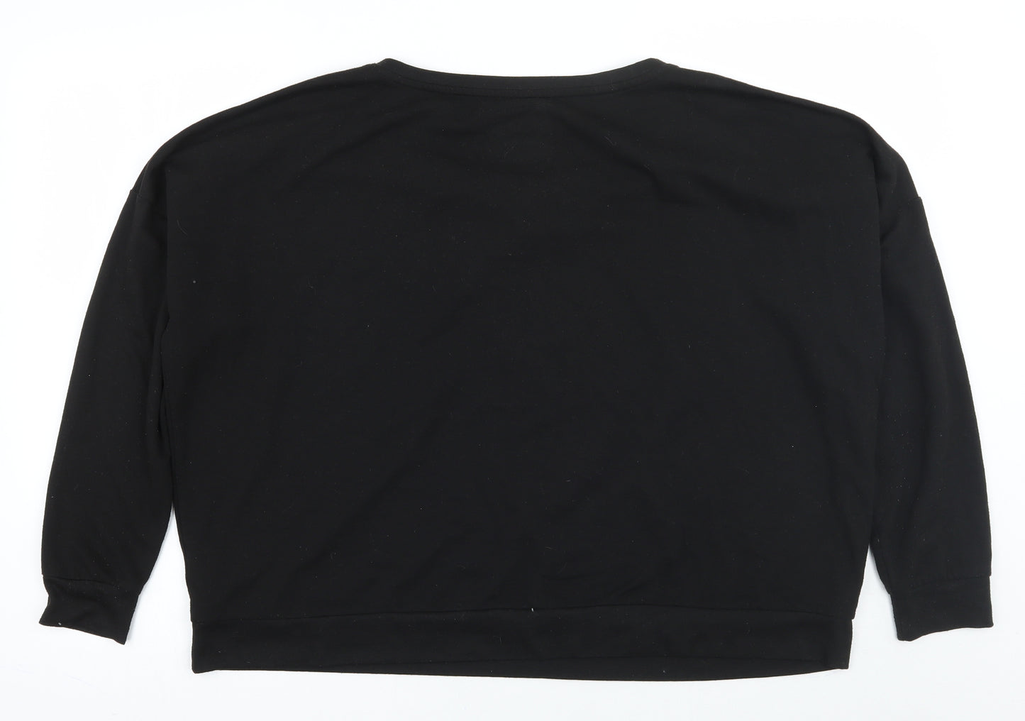 Love to lounge Womens Black   Pullover Jumper Size 14