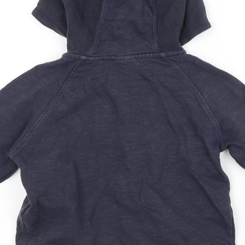 Zara Boys Blue   Full Zip Hoodie Size 3-4 Years