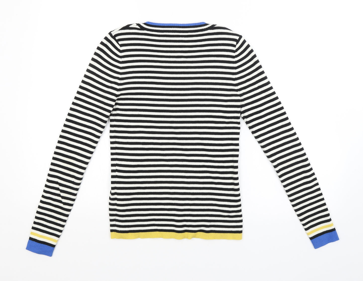Preworn Womens Multicoloured Striped  Pullover Jumper Size M