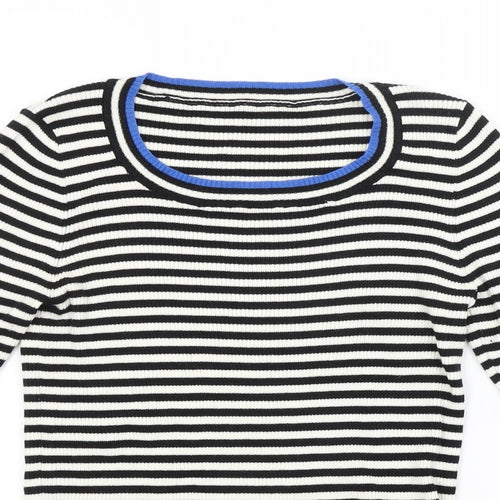 Preworn Womens Multicoloured Striped  Pullover Jumper Size M