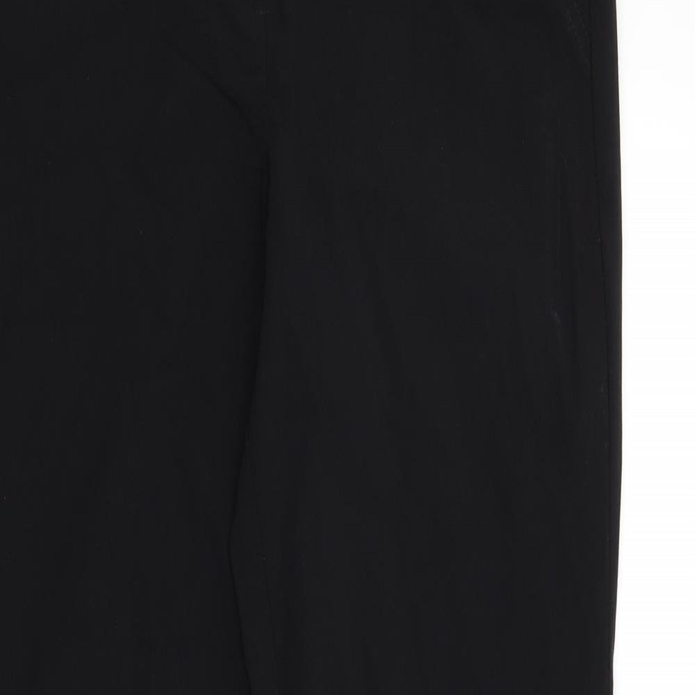 Contempo Womens Black   Trousers  Size 14 L31 in