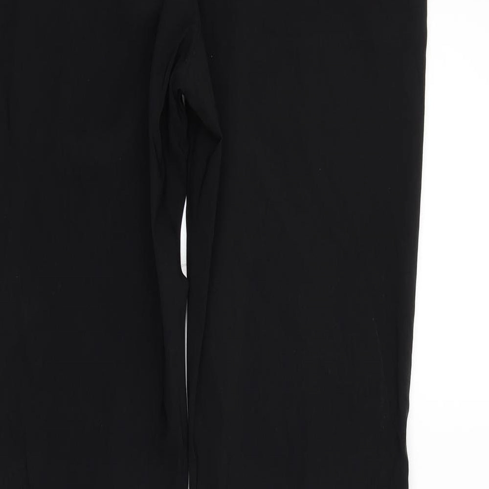 Contempo Womens Black   Trousers  Size 14 L31 in