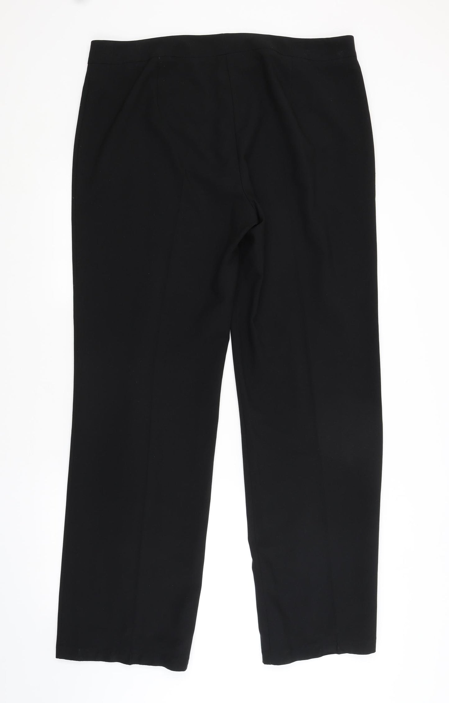 M&S Womens Black   Trousers  Size 16 L32 in