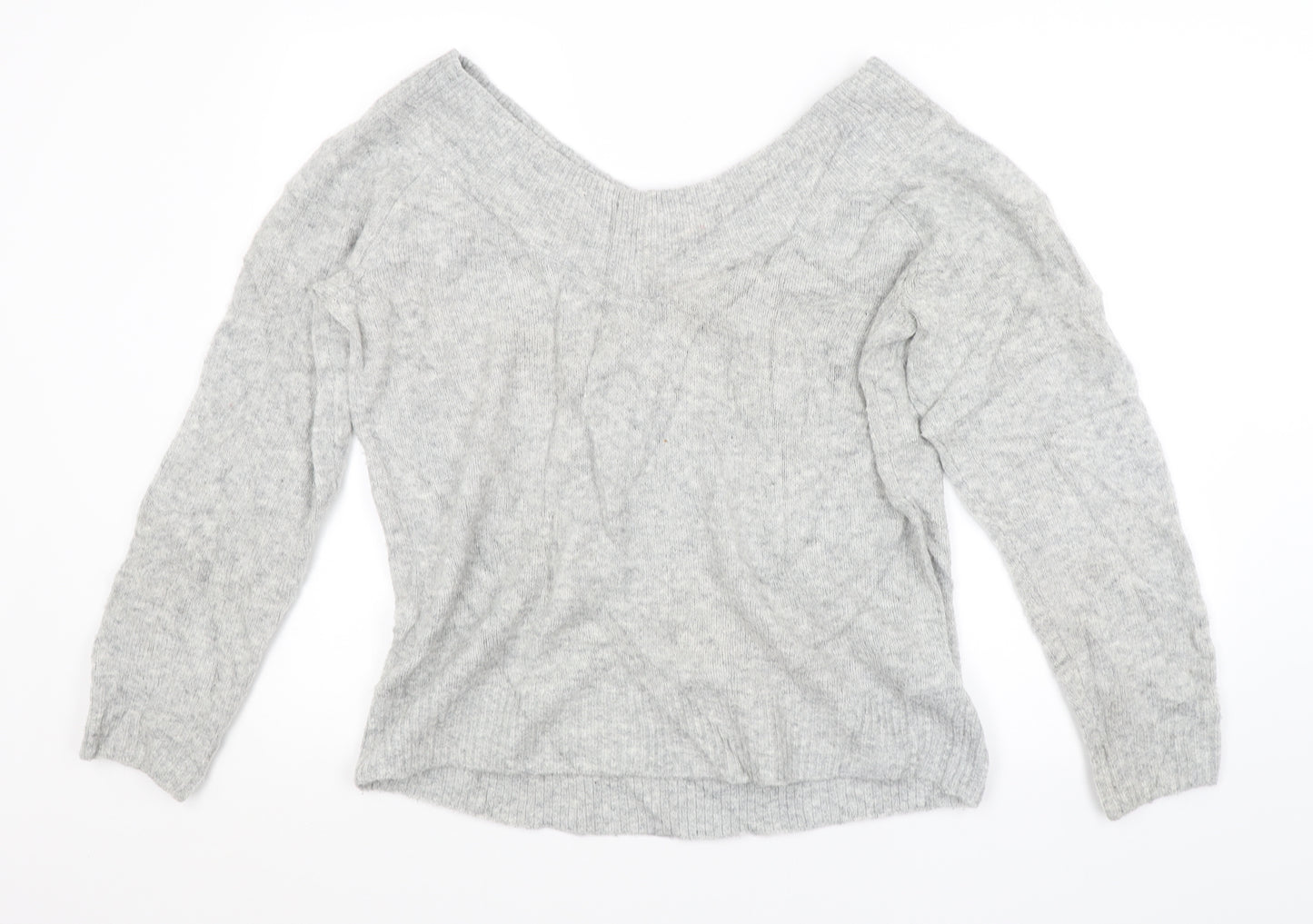 H&M Womens Grey   Pullover Jumper Size M