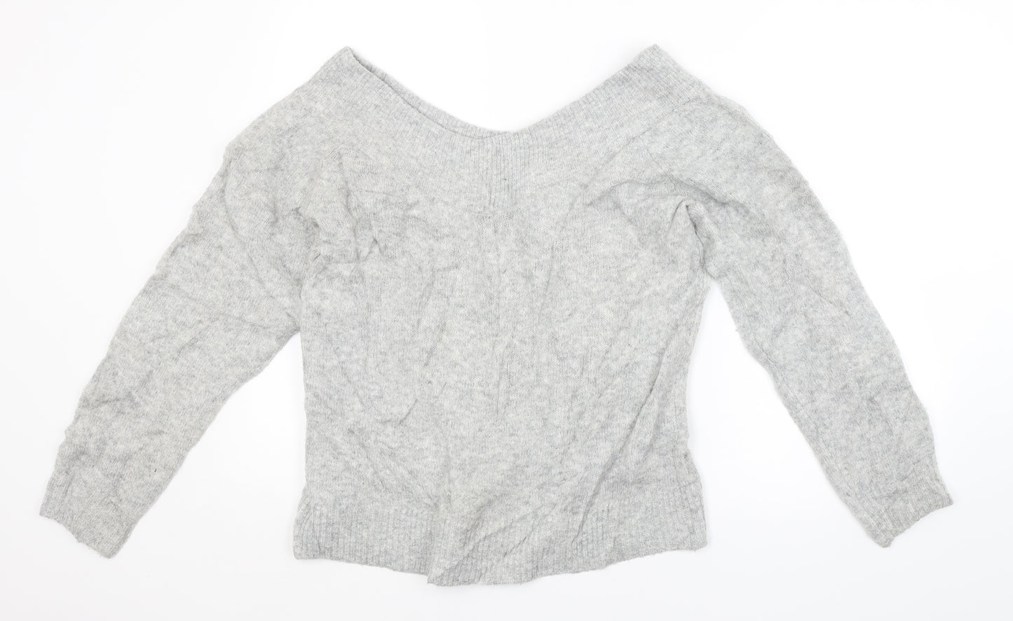H&M Womens Grey   Pullover Jumper Size M