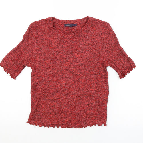 M&S Womens Red   Pullover Jumper Size 10