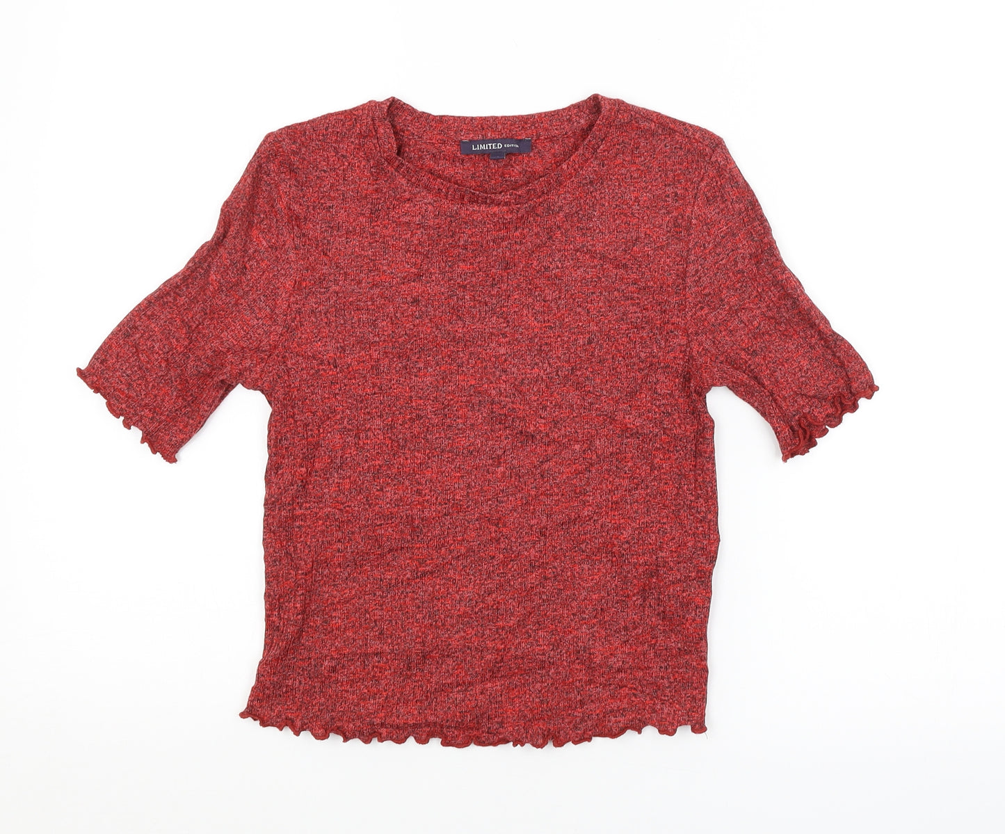 M&S Womens Red   Pullover Jumper Size 10
