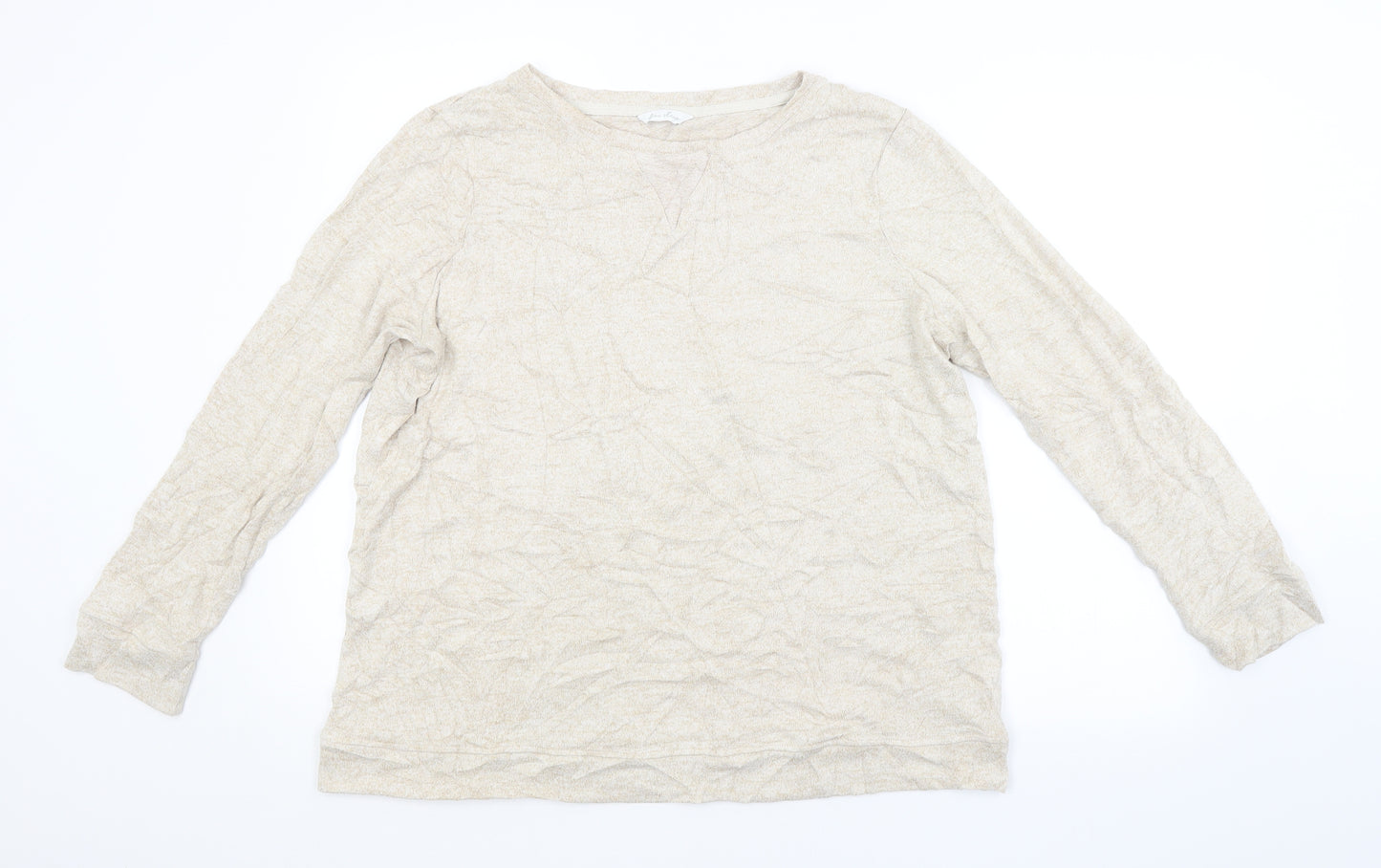 M&S Womens Beige   Pullover Jumper Size 16