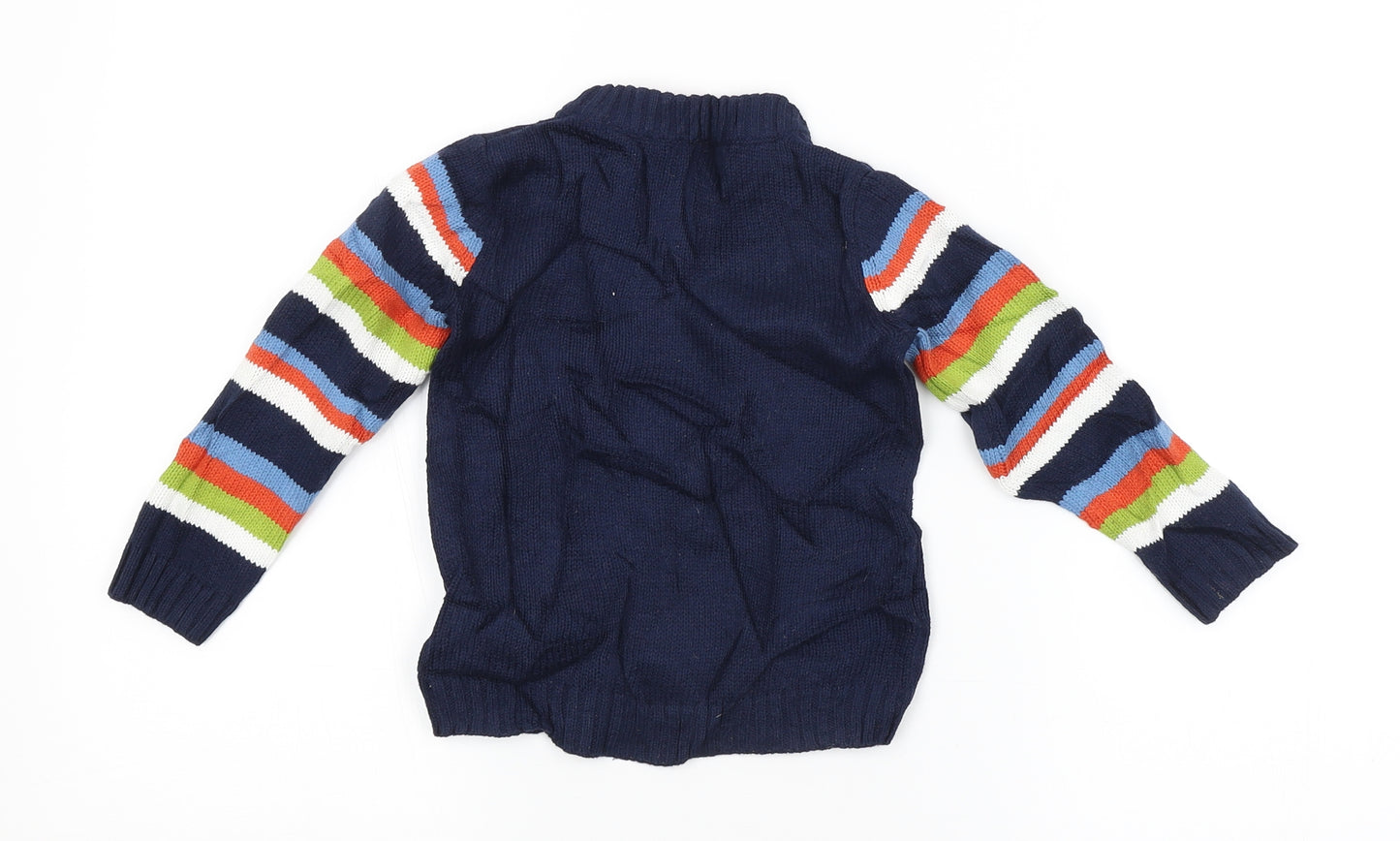 Ministry of Rascals Baby Blue Striped  Pullover Jumper Size 18-24 Months