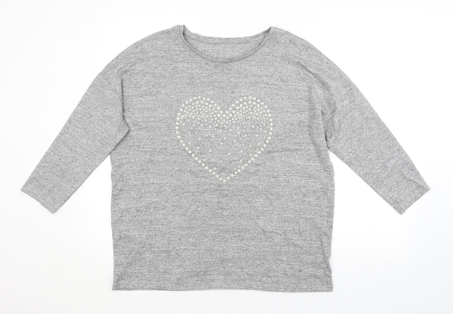TU Womens Grey   Pullover Jumper Size 14