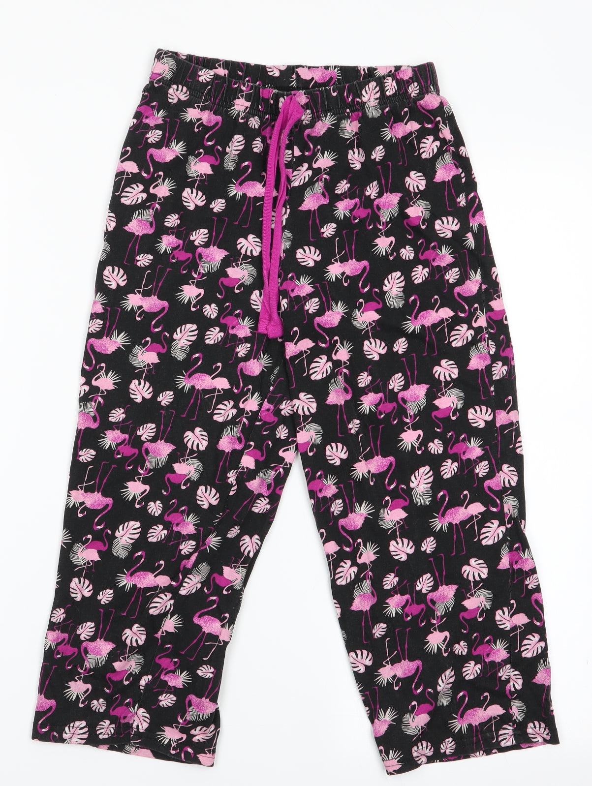George Girls Pink Animal Print   Pyjama Pants Size 4-5 Years  - Flamingo Graphic