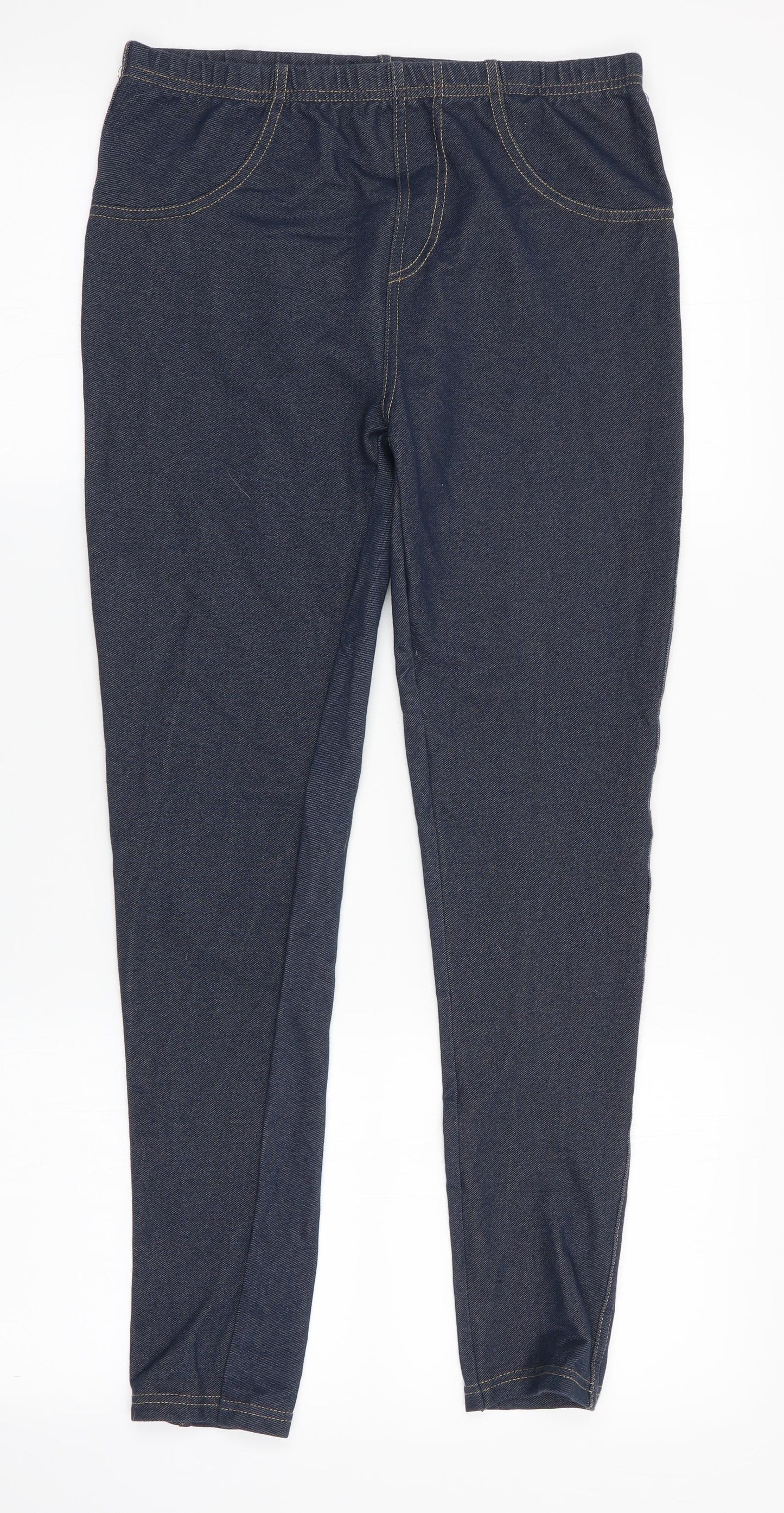 Primark Girls Blue   Jegging Trousers Size 13-14 Years