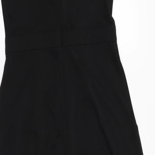 French Connection Womens Black   Jumpsuit One-Piece Size 8 L26 in - Lace Sleeves