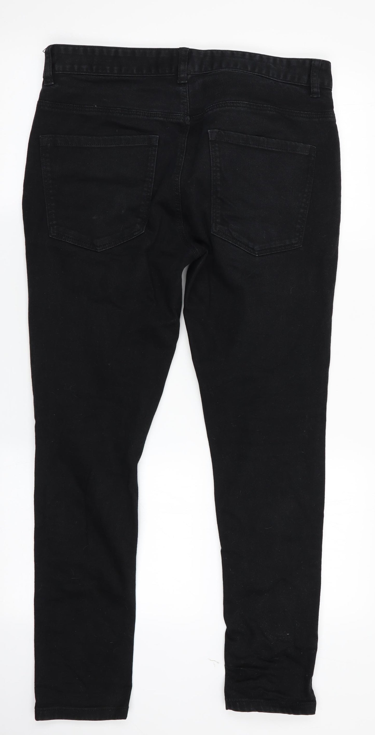 NEXT Mens Black   Skinny Jeans Size 34 in L28 in