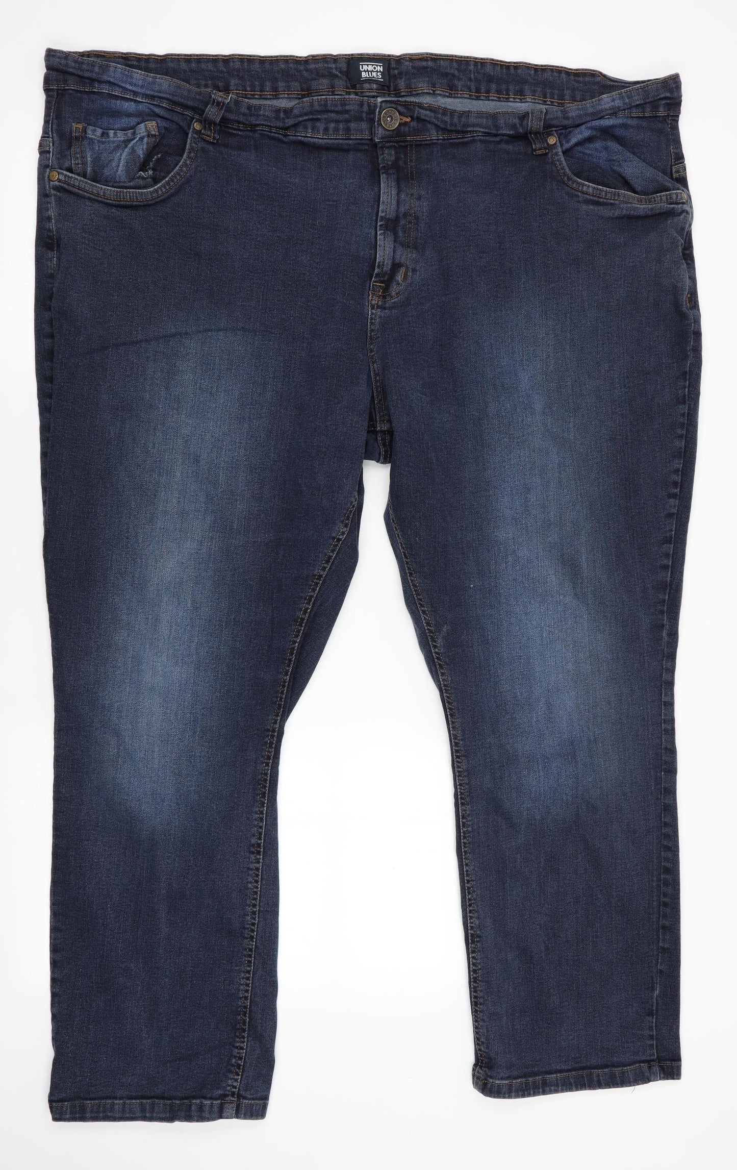 Union Blues Mens Blue   Straight Jeans  L28 in