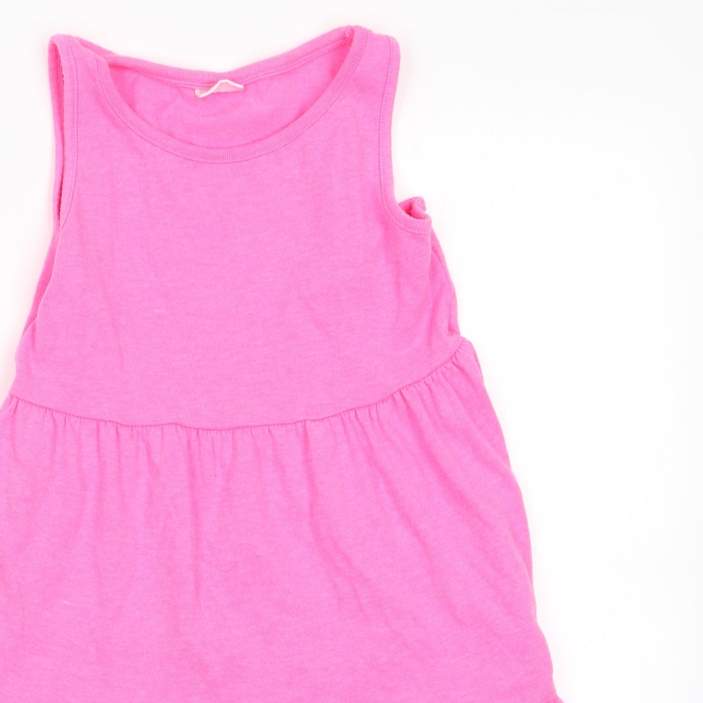 Florence and Fred Girls Pink   A-Line  Size 6-7 Years